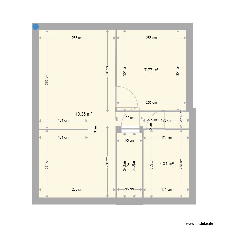 Toutry RDC. Plan de 0 pièce et 0 m2
