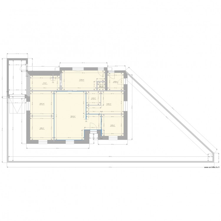 Maison. Plan de 0 pièce et 0 m2