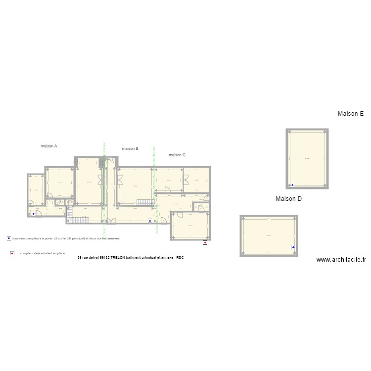 delval avant ABC. Plan de 0 pièce et 0 m2