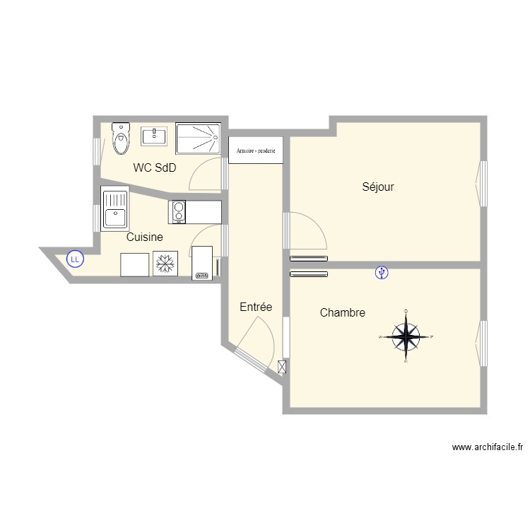 RdPt Rhin Danube 21. Plan de 0 pièce et 0 m2