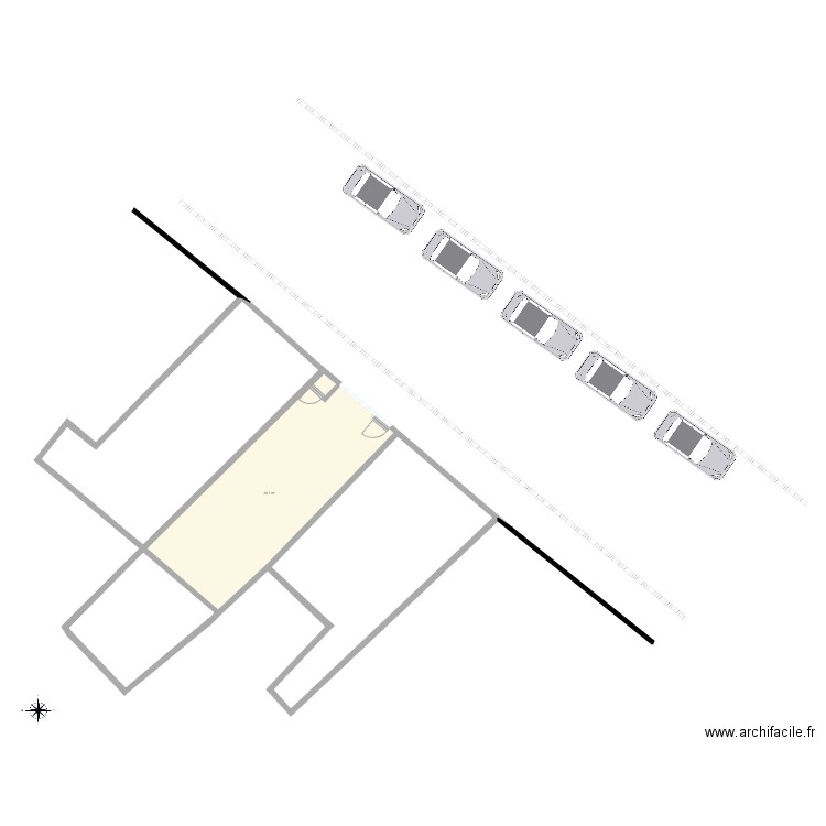 projet noyon DP2 existant. Plan de 0 pièce et 0 m2