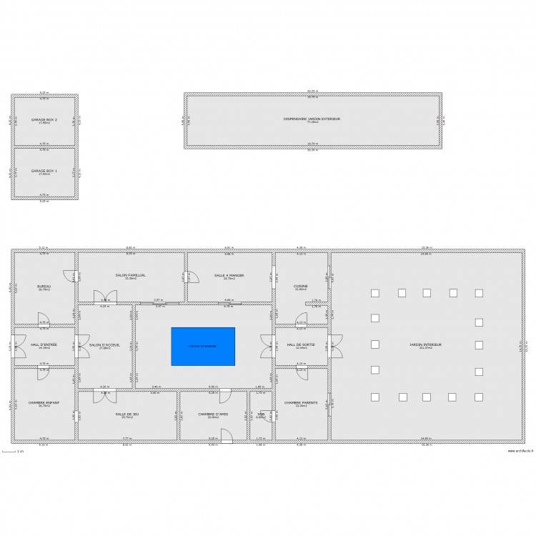 house 2. Plan de 0 pièce et 0 m2