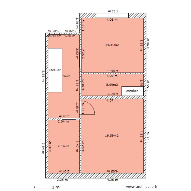 gounod.combles. Plan de 0 pièce et 0 m2