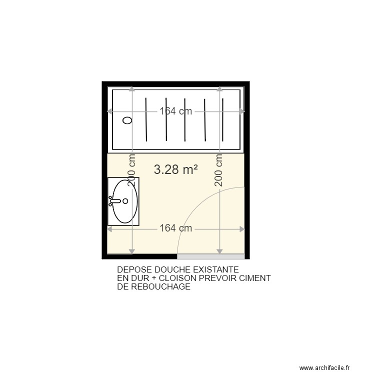 BAUDENS J MICHEL . Plan de 0 pièce et 0 m2