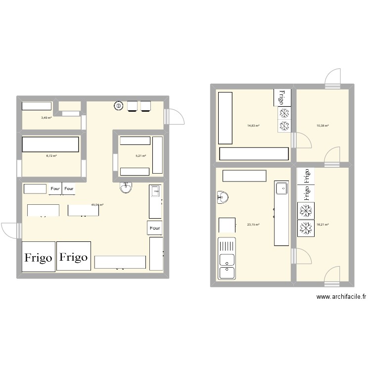 cuisine stage 2. Plan de 0 pièce et 0 m2