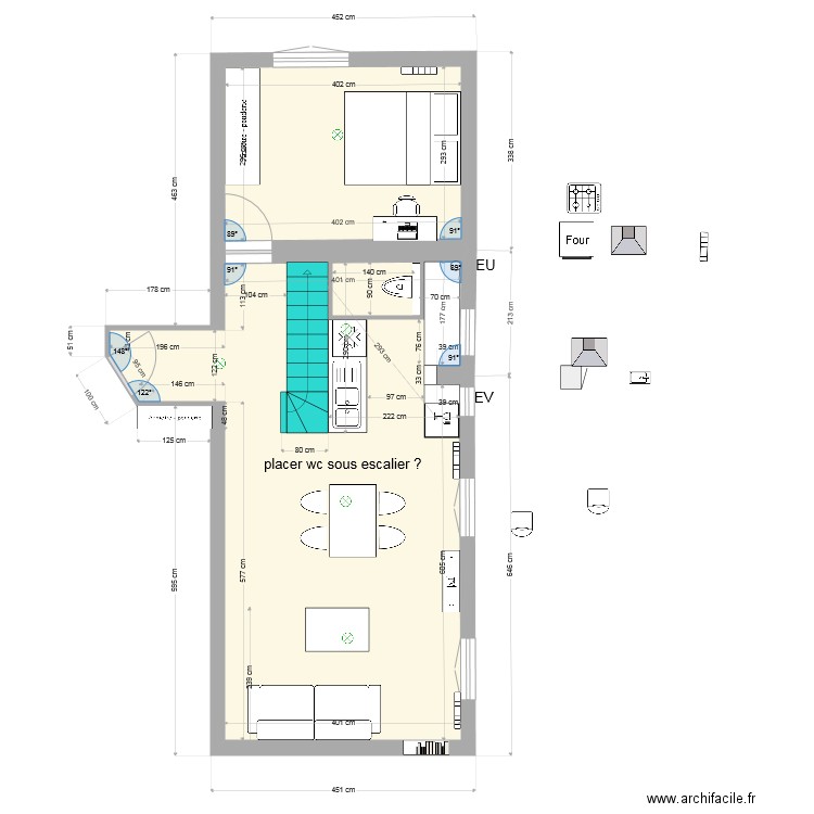 93310 premier archi. Plan de 0 pièce et 0 m2