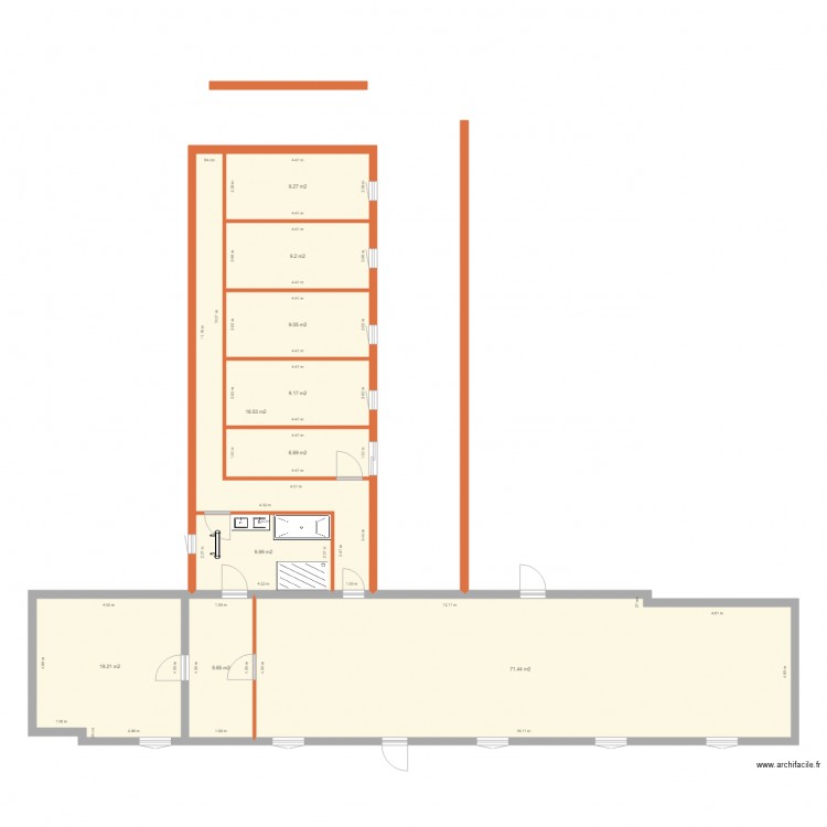 maison Priscilla 1ERE PROJECTION. Plan de 0 pièce et 0 m2