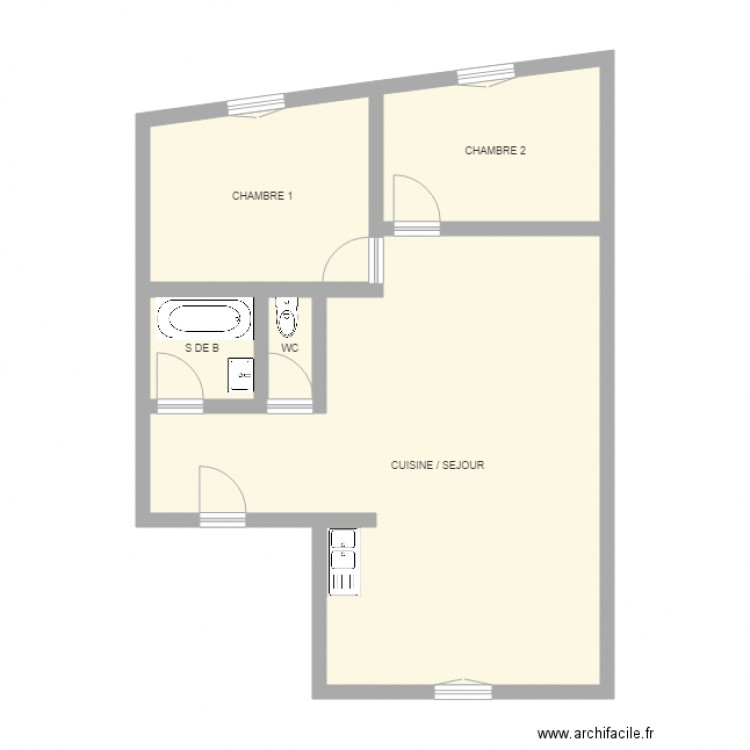 BOUSSARDON. Plan de 0 pièce et 0 m2