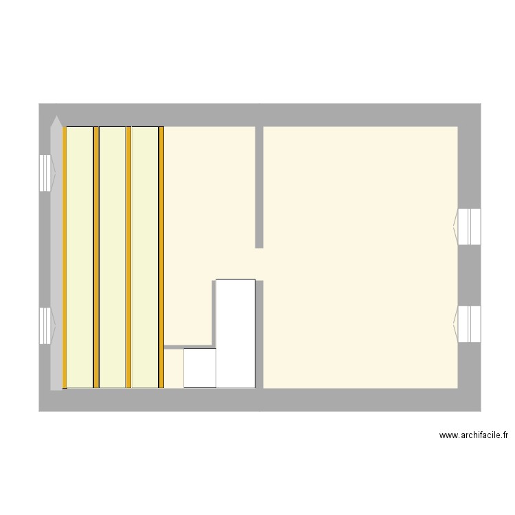 Démarié Premier étage 2 pour Isoltop 4 avec poutrelles. Plan de 0 pièce et 0 m2