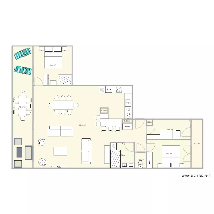 Pornichet V6. Plan de 