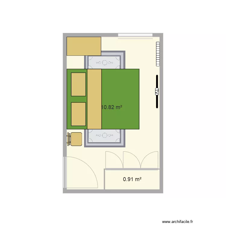 NOTRE CHAMBRE 2. Plan de 