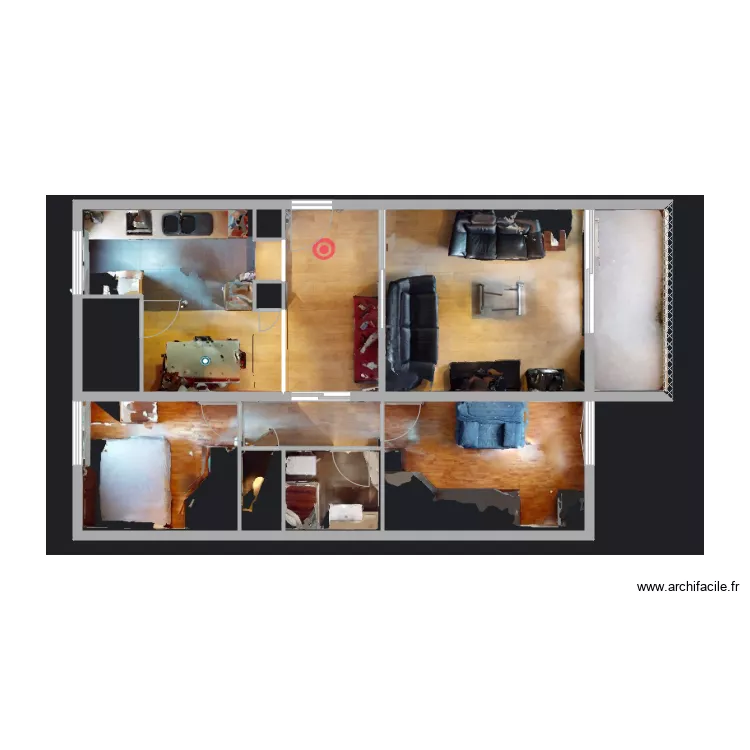 De Vaujany matterport. Plan de 