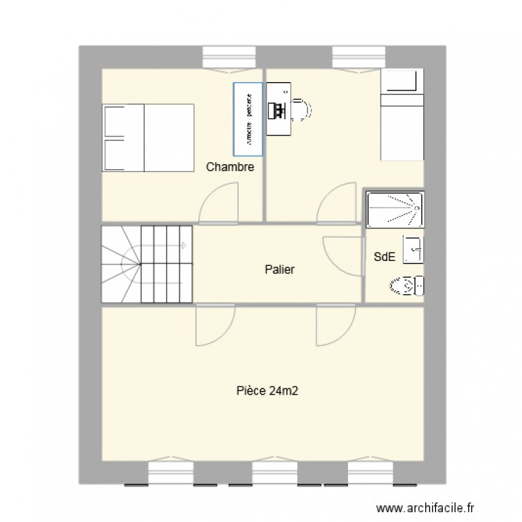 LE CARPENTIER 2 iem. Plan de 0 pièce et 0 m2