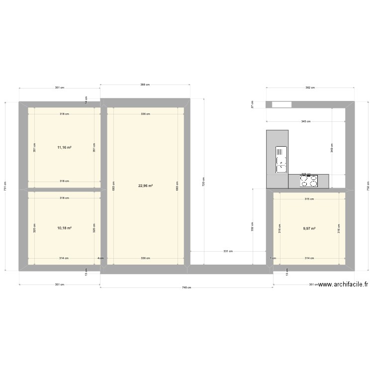 global new. Plan de 0 pièce et 0 m2