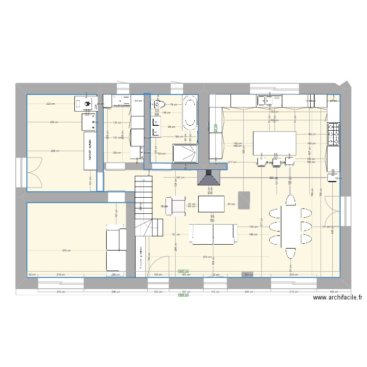 NOUVEAU PLAN MAISON 11/03/23. Plan de 0 pièce et 0 m2