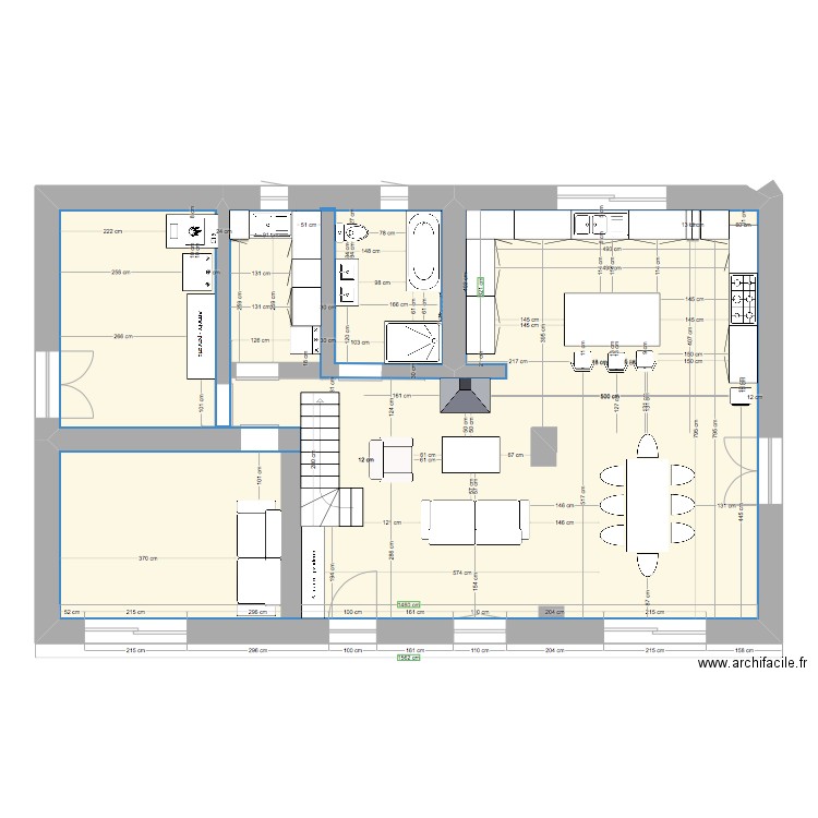 NOUVEAU PLAN MAISON 11/03/23. Plan de 1 pièce et 117 m2