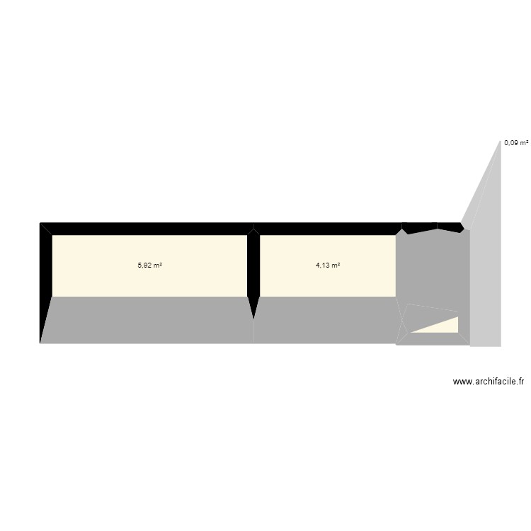 usc5  1. Plan de 3 pièces et 10 m2