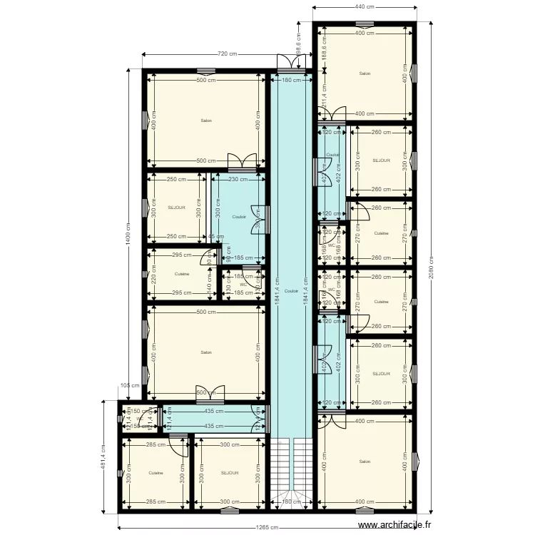 Plan 4 studios Client 46584383. Plan de 