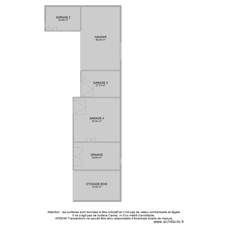 BI 7880 SOUS SOL ANNEXES . Plan de 6 pièces et 245 m2