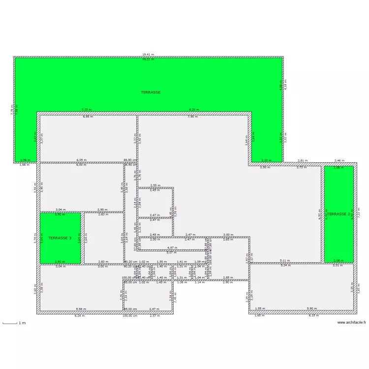 caporal TERRASSE. Plan de caporal TERRASSE. Plan de