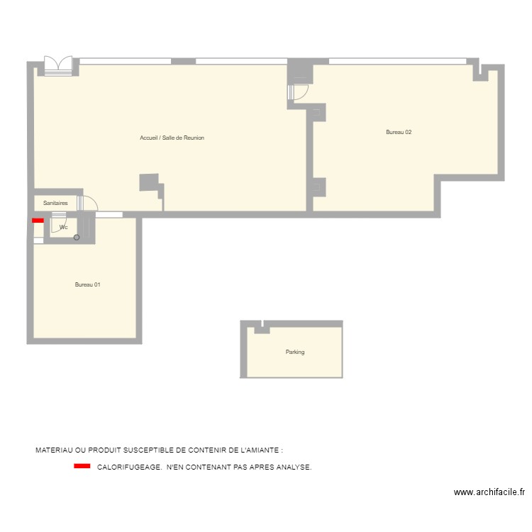 780807821-PARIS-RUGBY-CROQUIS. Plan de 12 pièces et 85 m2