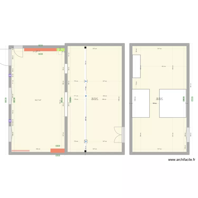 SAIVE MARJO bis. Plan de 