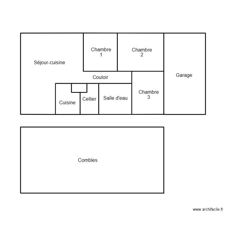 PLONEOUR LANVERN HOUEE. Plan de 0 pièce et 0 m2