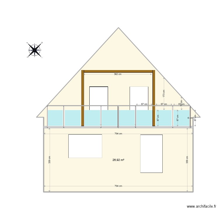 Facade BALCON ESSAI 2. Plan de 0 pièce et 0 m2