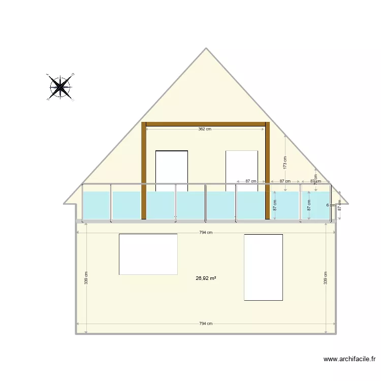 Facade BALCON ESSAI 2. Plan de 