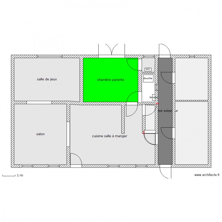 fermette future. Plan de 0 pièce et 0 m2