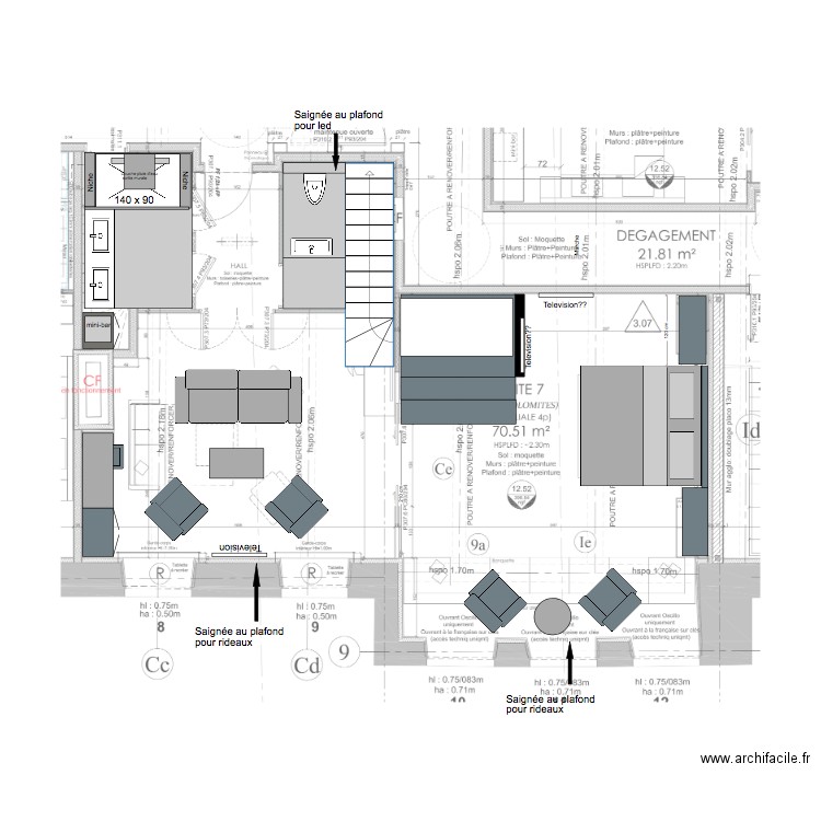 Bed 7 ZZZ. Plan de 0 pièce et 0 m2