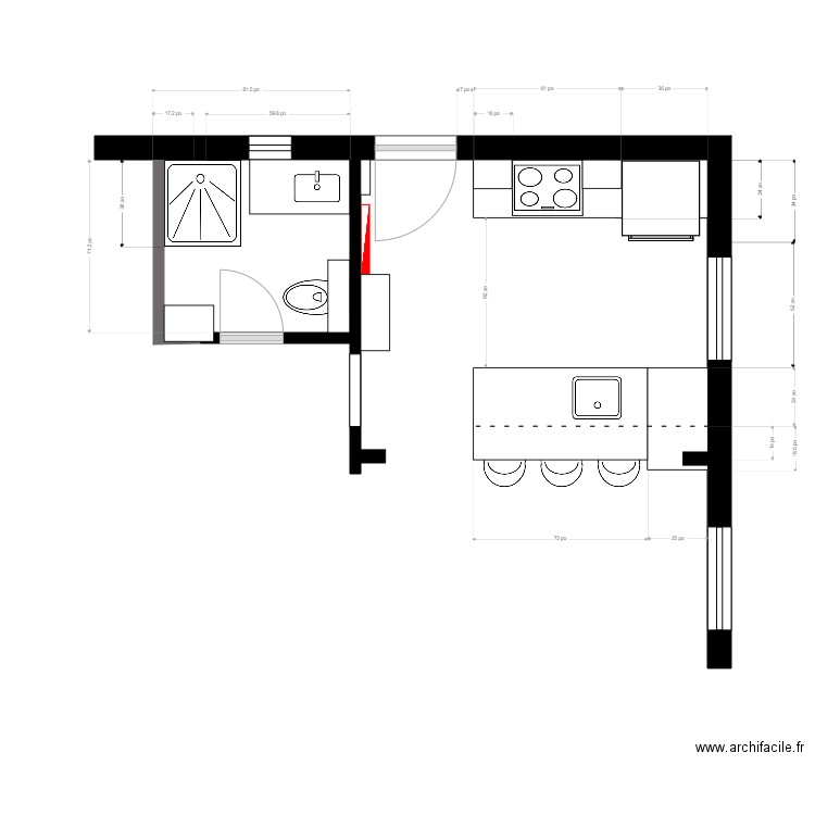 dufresne. Plan de 0 pièce et 0 m2