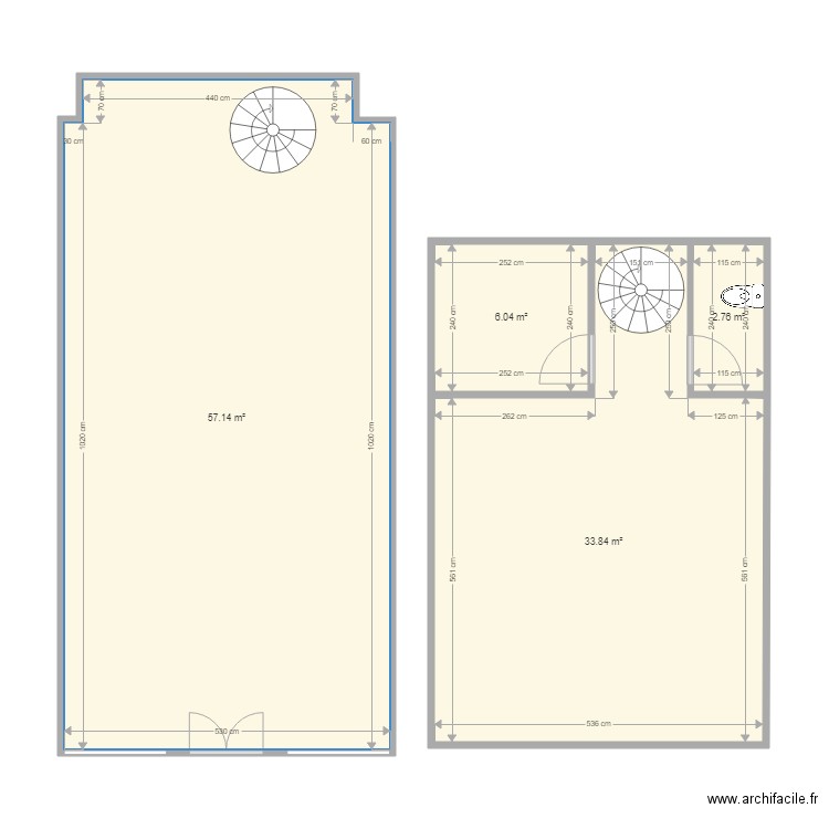Local Mezzavia CCS. Plan de 0 pièce et 0 m2