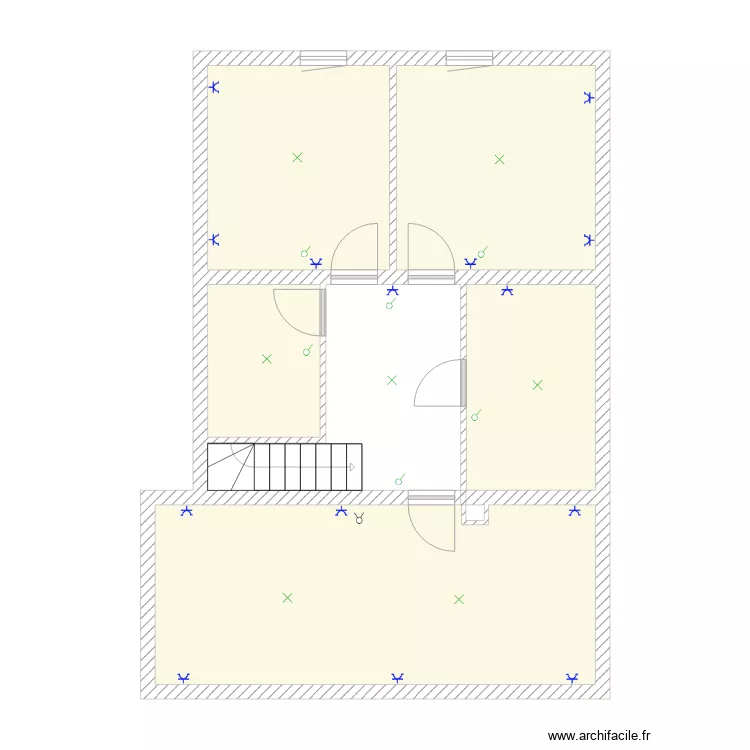 1er &eacute;tage. Plan de 