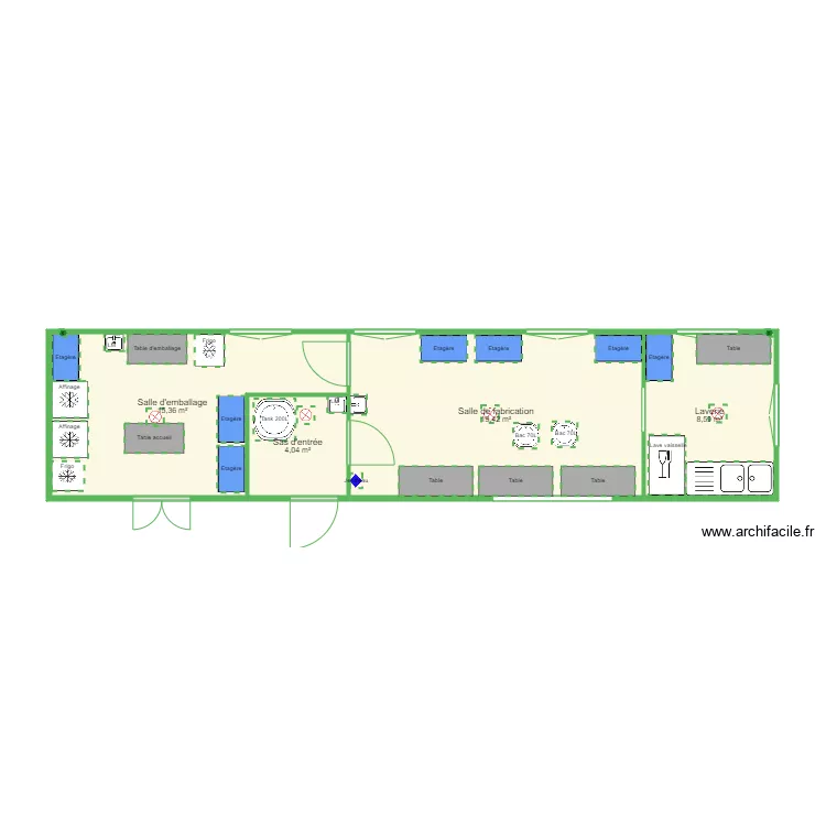 Chaullier V4. Plan de 