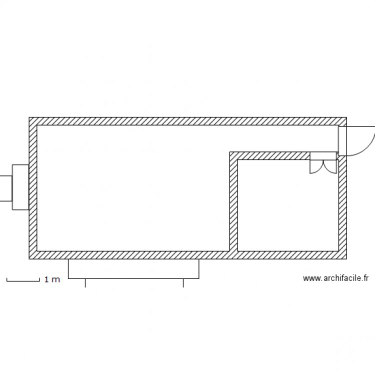 scene. Plan de 0 pièce et 0 m2