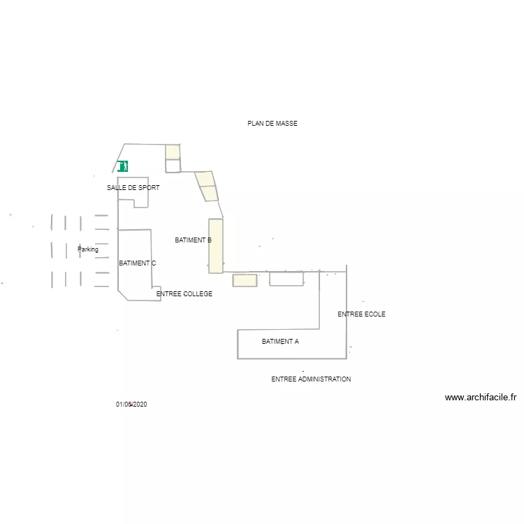 plan de masse. Plan de 