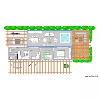 bel oeil v&eacute;randa 40 avec surfaces et dimensions