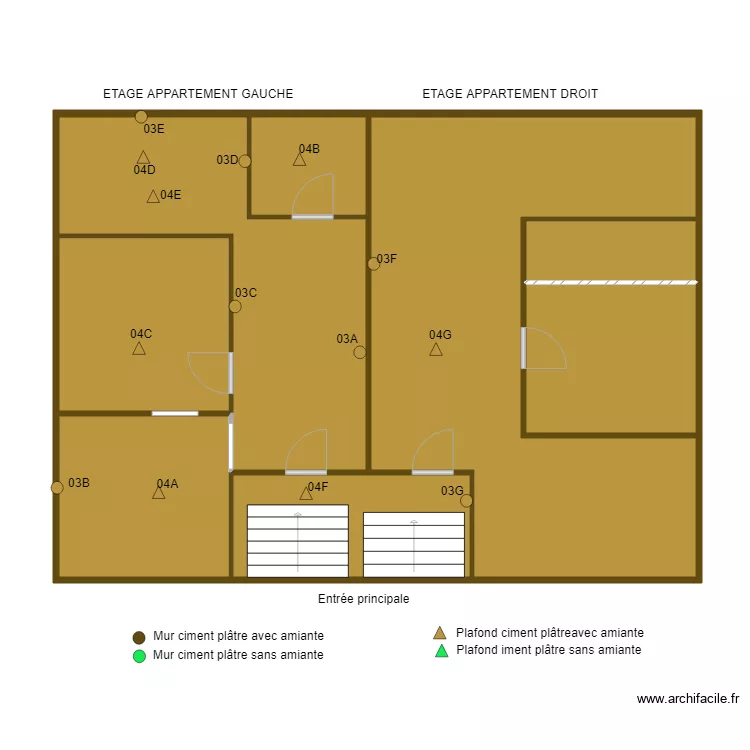 ETAGE 7047 CHABOT. Plan de ETAGE 7047 CHABOT. Plan de