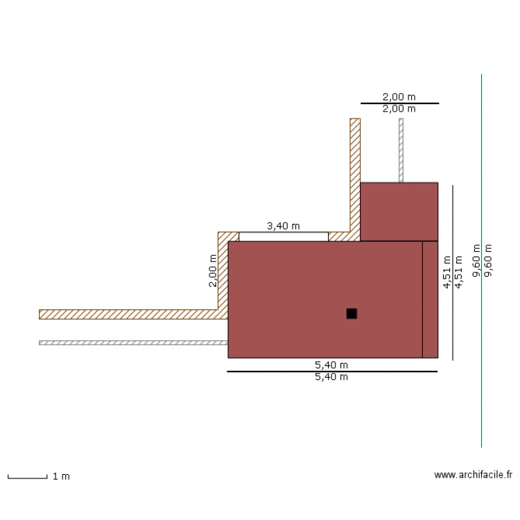 Terrasse 1. Plan de 0 pièce et 0 m2