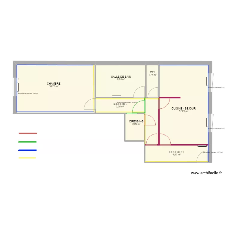 RENOVATION SAINT VALLIER PLAN CLIENT. Plan de 