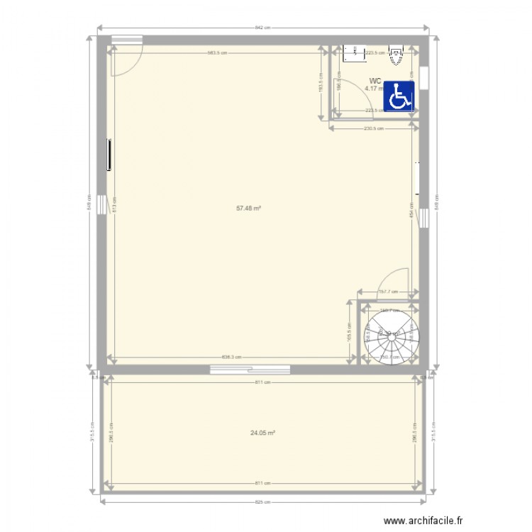 Salle de séminaire La Roche d Ully. Plan de 0 pièce et 0 m2