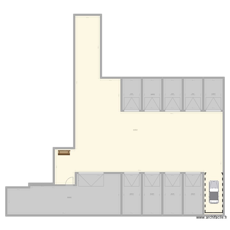 GARAGE CUXAC 1. Plan de 11 pièces et 591 m2