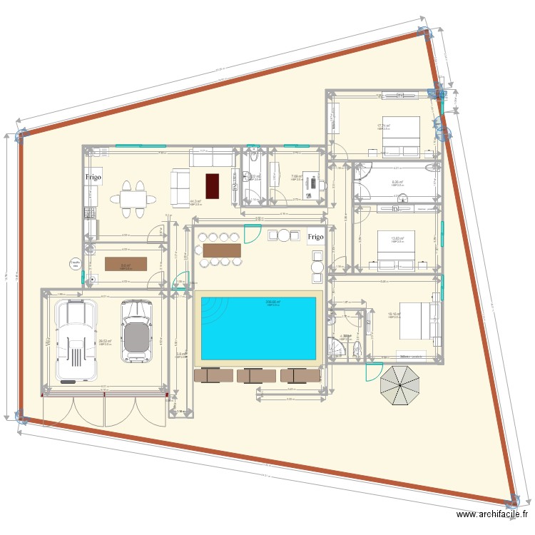 plan cadastral. Plan de 0 pièce et 0 m2