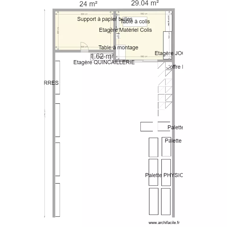 Bureau Studio Caulins 5 19 janv 2021. Plan de 