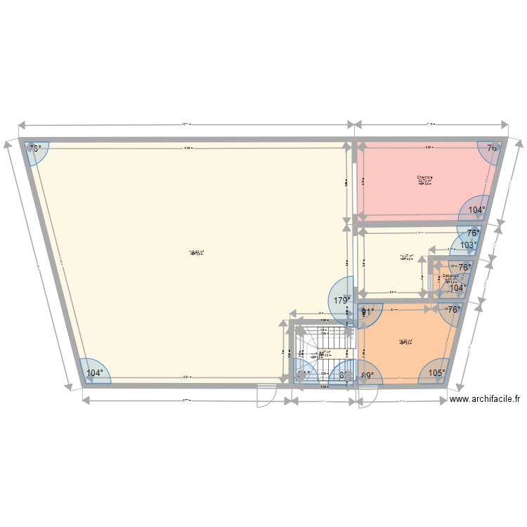 oustallet 3. Plan de 15 pièces et 650 m2