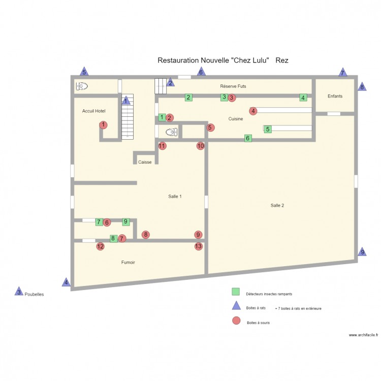 Chez LULU rez. Plan de 0 pièce et 0 m2