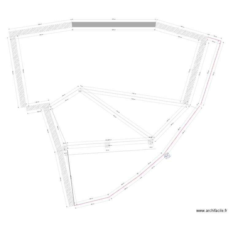 RDC grange état des lieux. Plan de 0 pièce et 0 m2