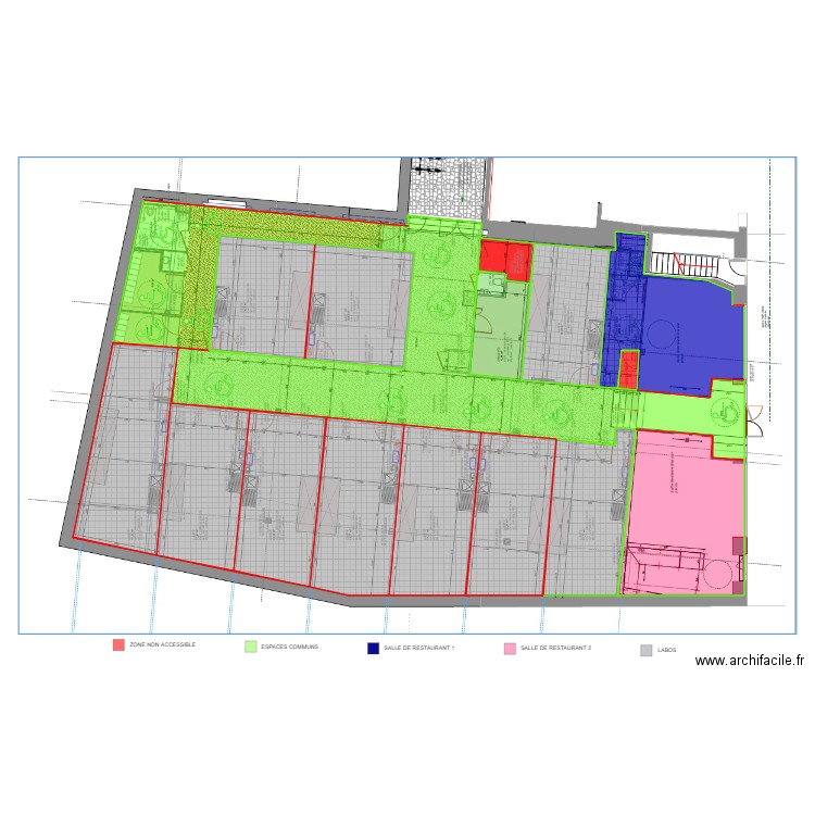 ZONAGE NANCY. Plan de 16 pièces et 648 m2