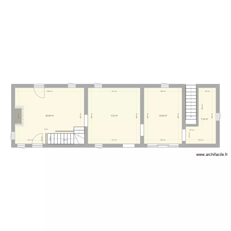 Normandie RDC. Plan de 